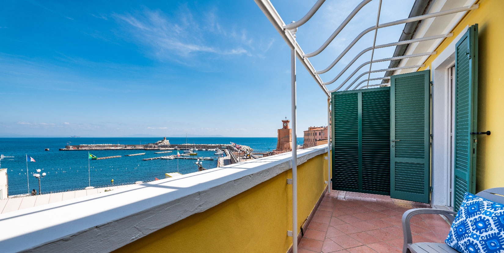 Hotel Rio isola d'Elba la terrazza vista mare